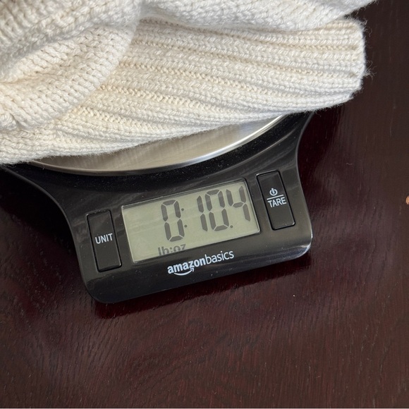 LC Lauren Conrad XL White Pointelle Knit Flutter Sleeve Crochet Sweater Top NEW - Picture 10 of 10